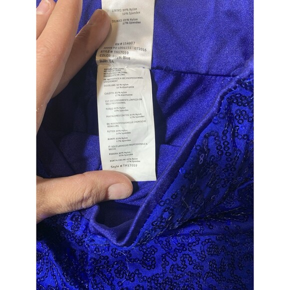 Tenth House Sequin Dance Shorts in Royal Blue Size Small Adult #TH17059 - Picture 5 of 8